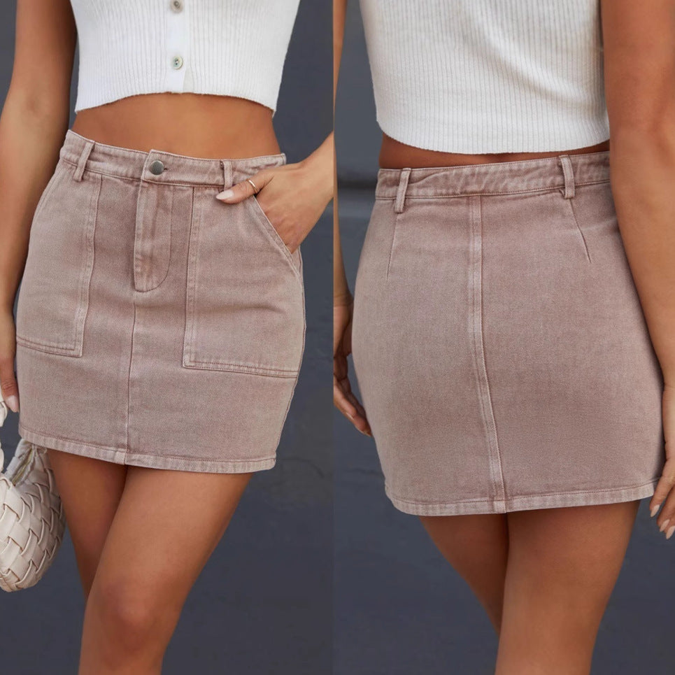 Dame Denim Minikjole Stilla