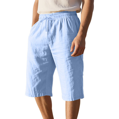 Herrer casual sommer-shorts med elastisk talje og praktiske sidelommer Stilla