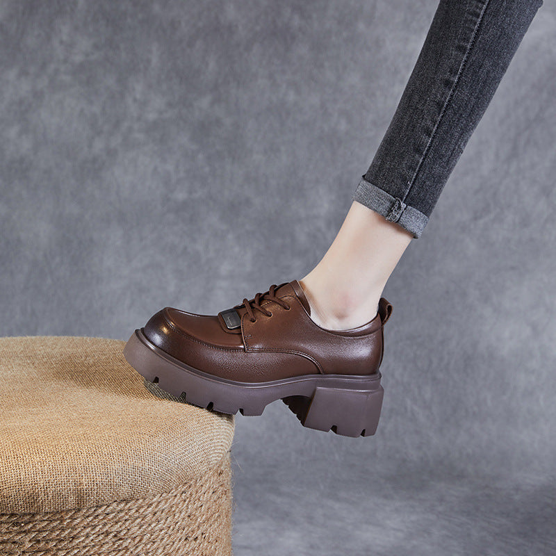 Dame Stilfulde Chunky Såle Casual Oxfords Stilla
