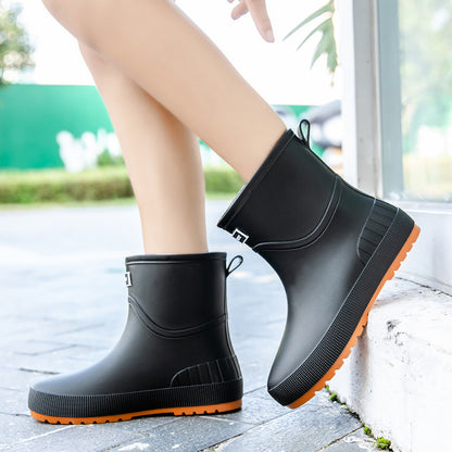 Dame fashionable gummistøvler med skridsikker sål og komfortabel indvendig polstring Stilla