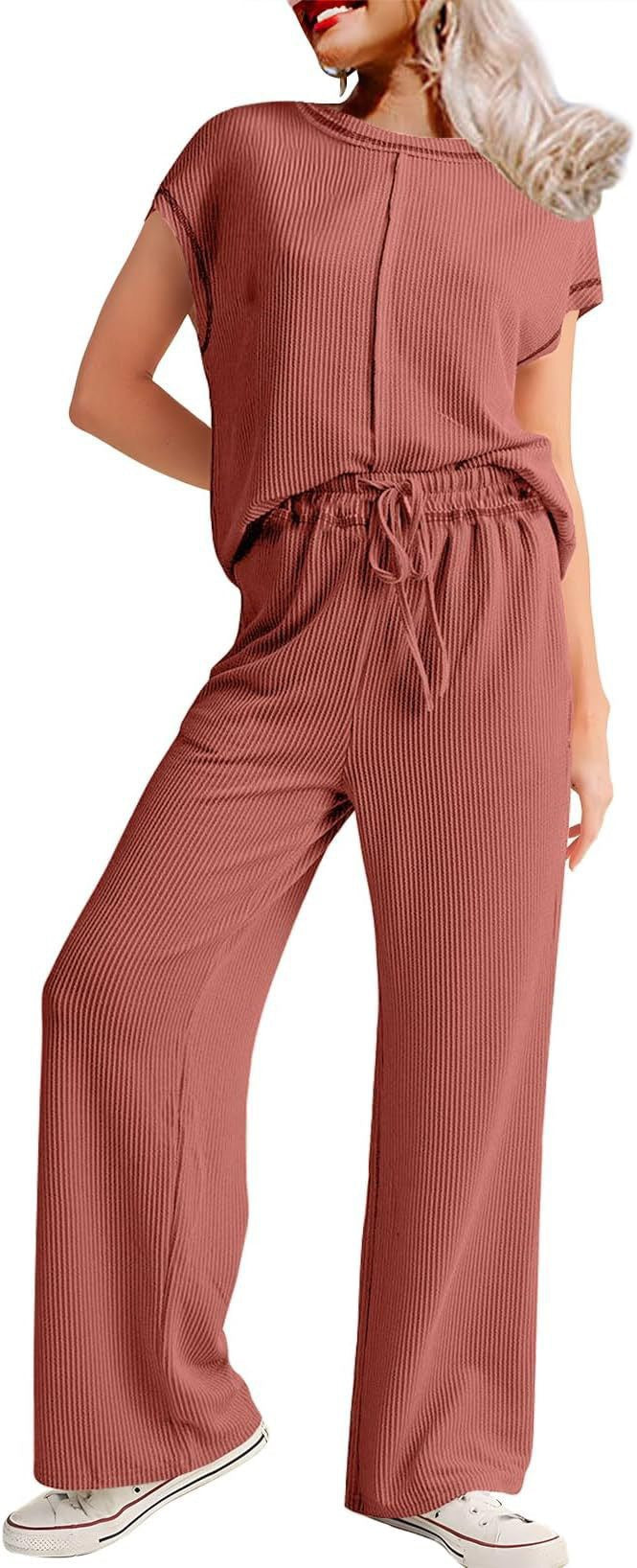 Dame afslappet jumpsuit med løs pasform og elastisk talje Stilla