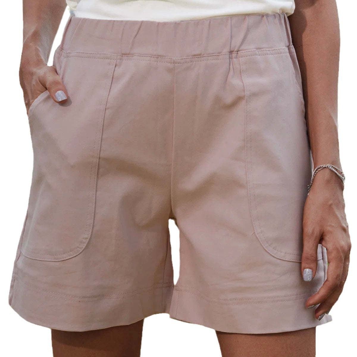 Dame Afslappet Pasform Utility Shorts Stilla