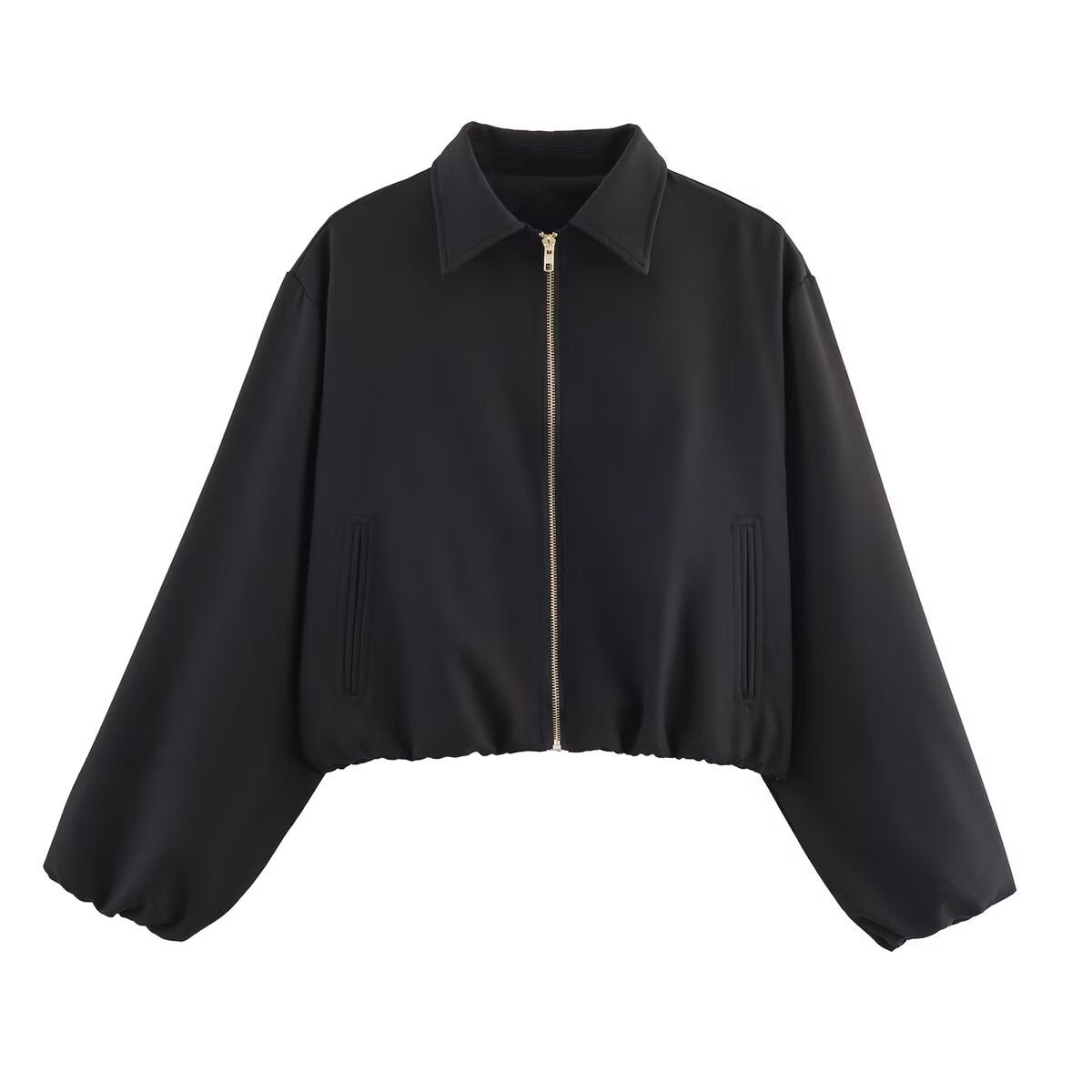 Dame cropped overgangsjakke Stilla