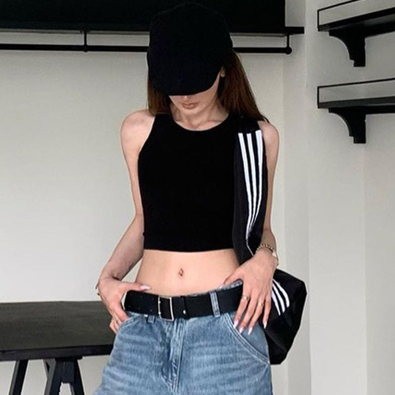 Dame Cross-Back Crop Top Stilla