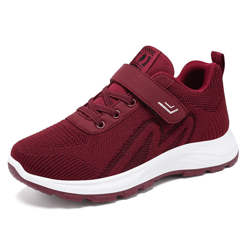 Femme Letvægts Velcro Sport Sneakers med Åndbart Mesh Design Stilla