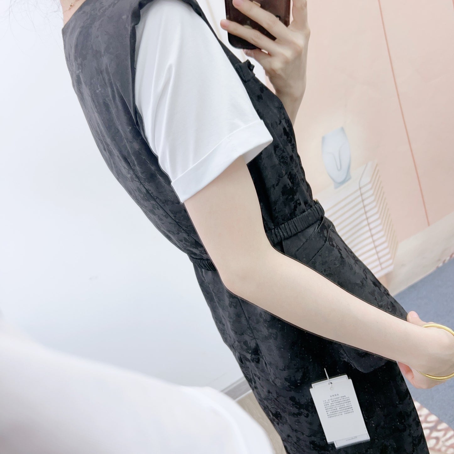 Dame Elegant 2-i-1 Blazer-kjole kombination med taljeret bælte og moderne design Stilla