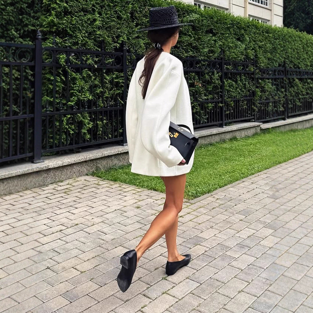 Dame afslappet blazer lavet af kvalitetsmateriale Stilla