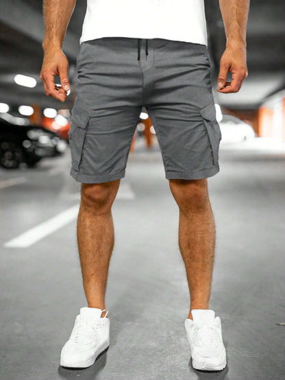 Herren multifunktionale Cargo-Shorts med praktiske sidelommer Stilla