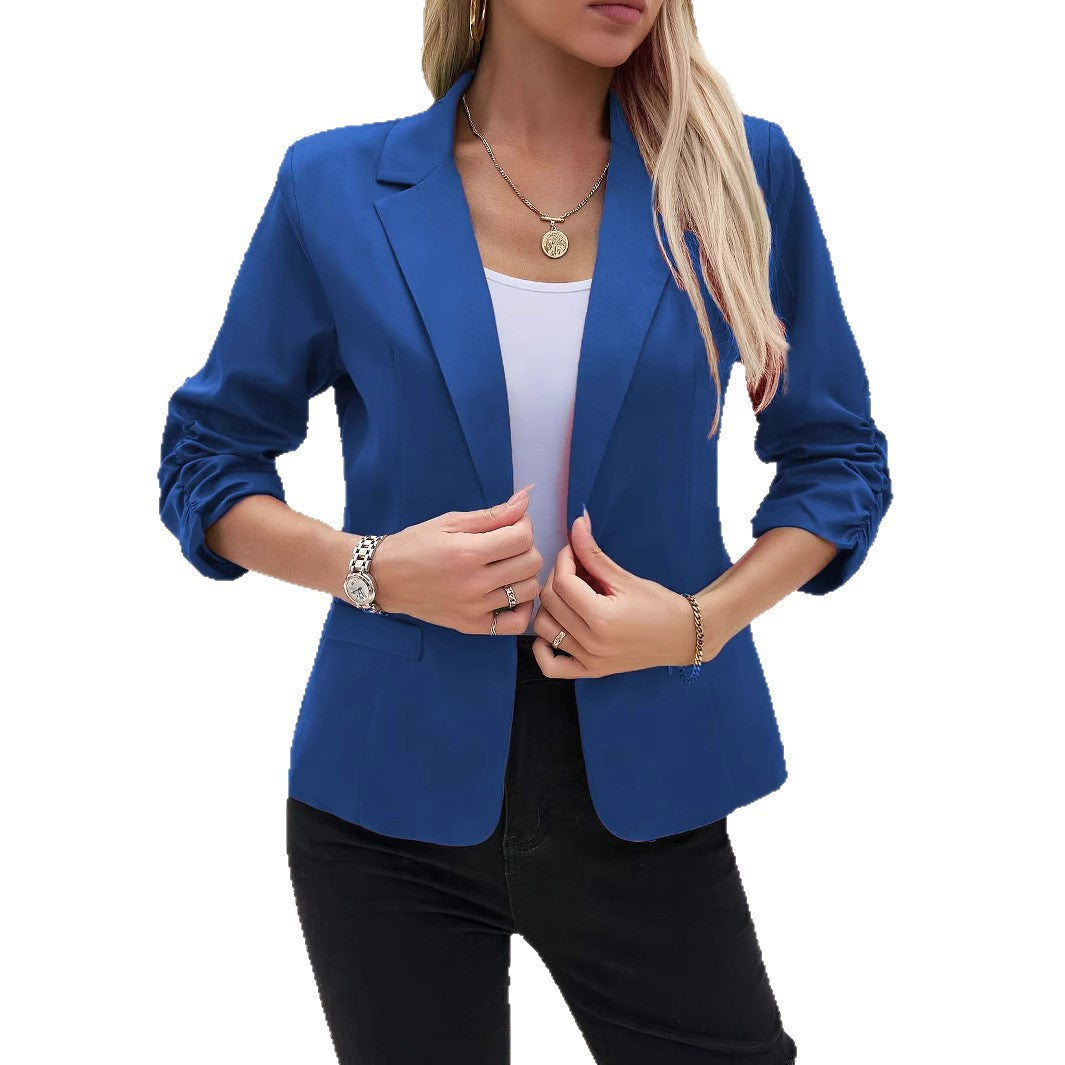 Dame elegant blazer med smidig tekstur og moderne snit Stilla