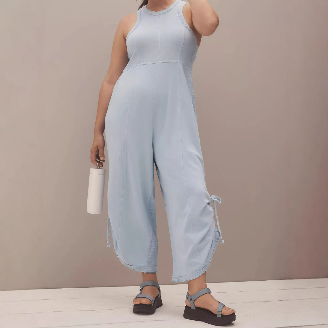 Dame Relaxed Fit Culotte Jumpsuit Stilla