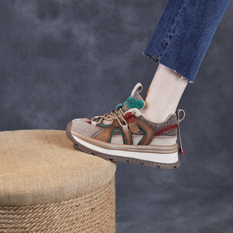 Herrer Fritid Chunky Platform Sneakers Stilla
