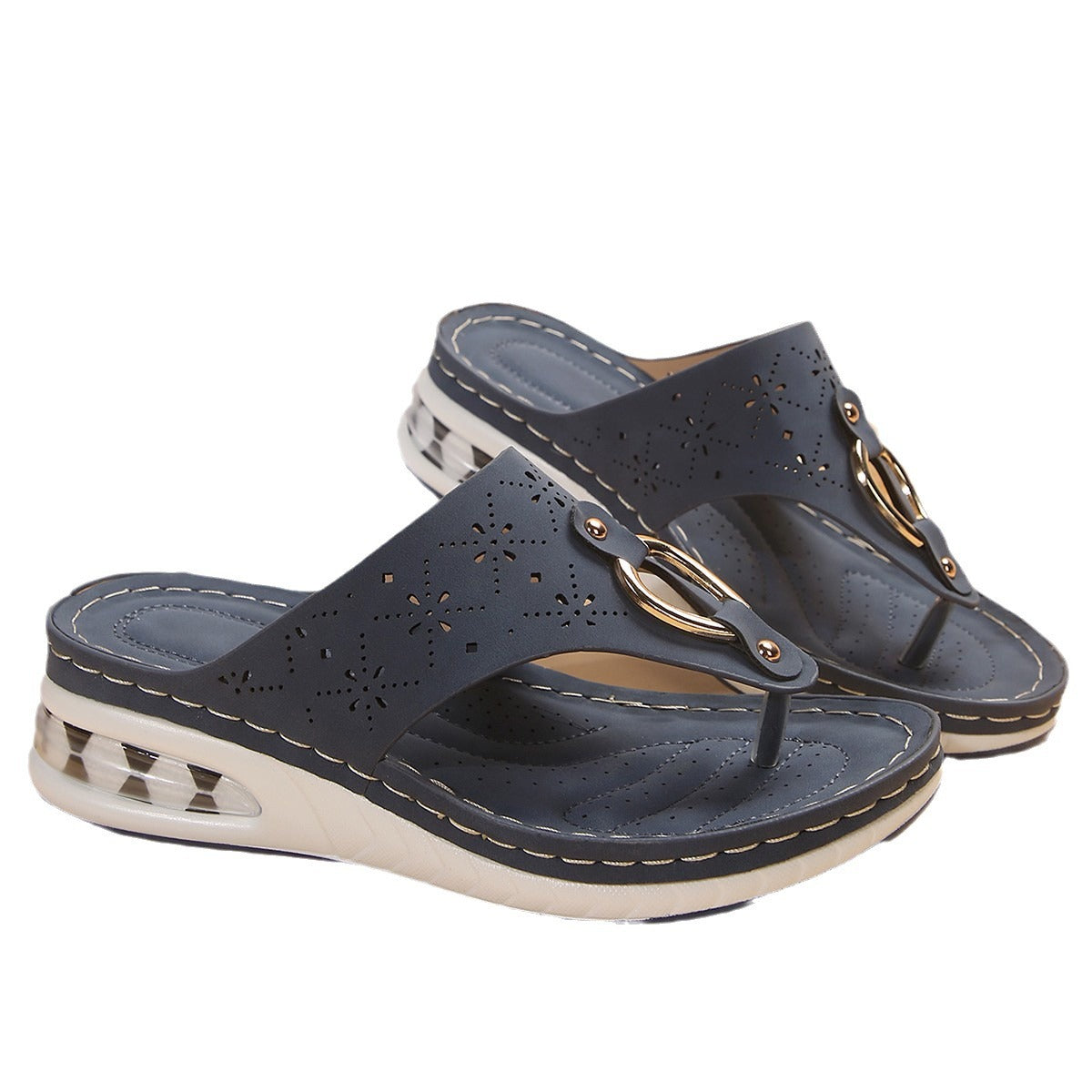 Dame Dekorative Perforerede Tådelere Stilla