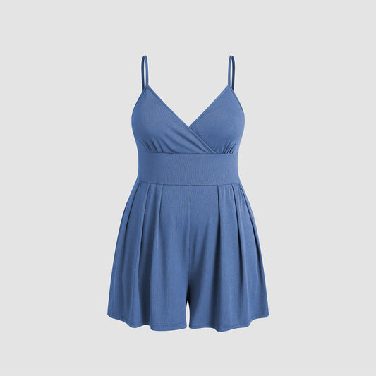 Dame jumpsuit med moderne indpakningsdesign og elegant taljering Stilla