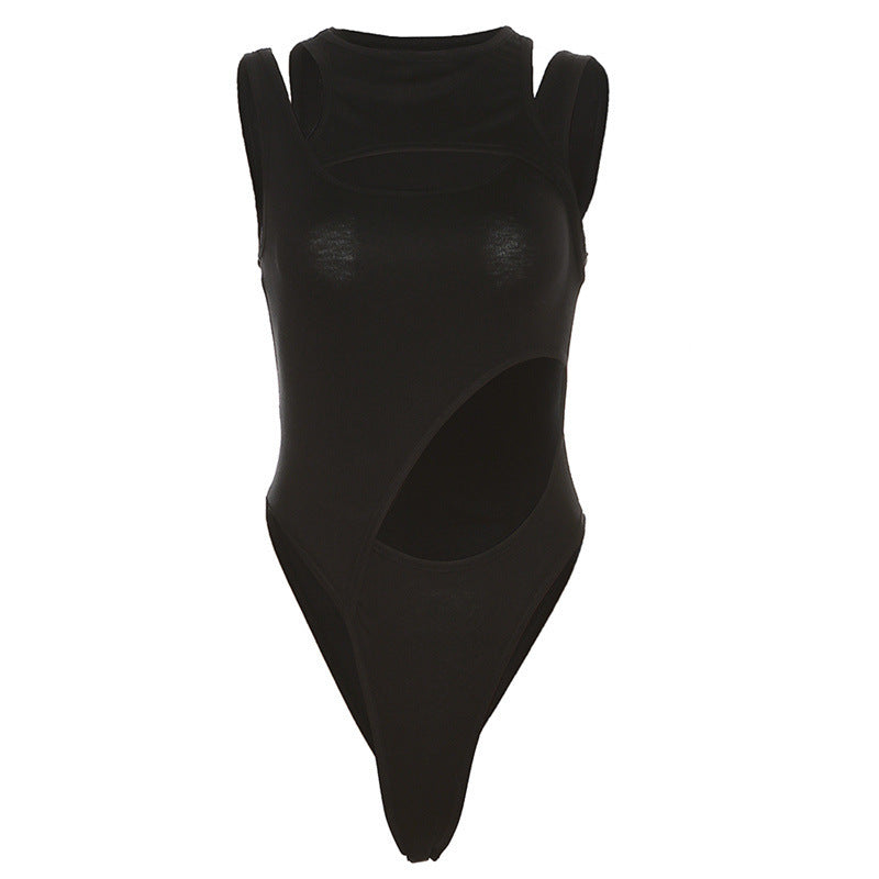 Dame Cut-Out Bodysuit med innovativt design og figurformende snit Stilla