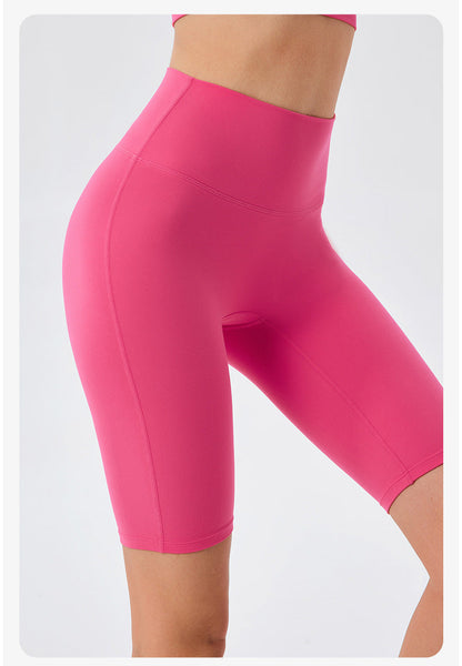 Stilla | Høj Talje Yoga Shorts Åndbare, Formende Fitness Shorts Til Kvinder