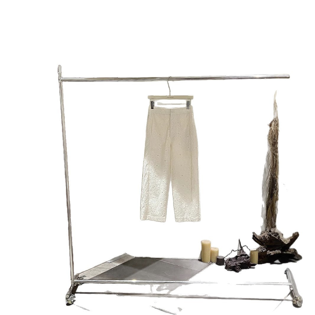 Dame elegant bomuldsbukser Stilla