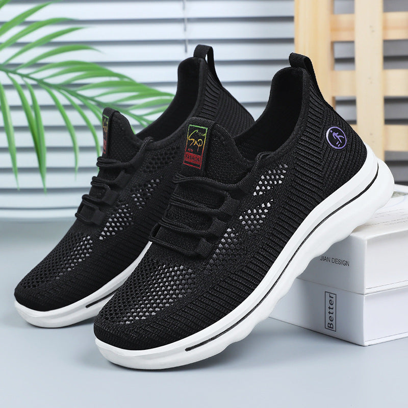 Dame Åndbare Fitness Sneakers med elastisk snørresystem og skridsikker sål Stilla