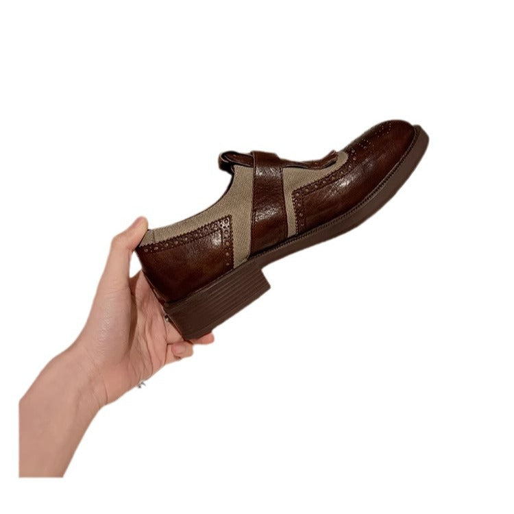 Dame mode Loafers med elegante spænder og individuelle prægninger Stilla
