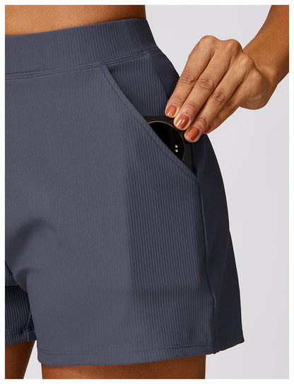 Stilla | Casual Sports Shorts Loose Fit, Hurtigttørrende Yoga Løb Trænings Shorts Til Kvinder