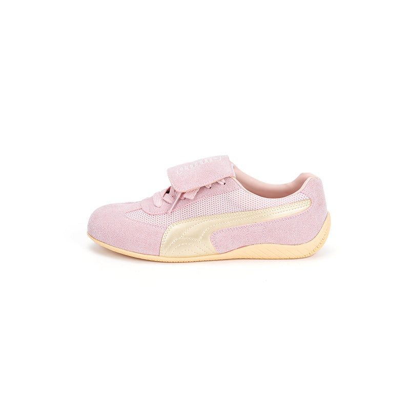 Dame sneakers med åndbar mesh-overflade og fleksibel velcro Stilla