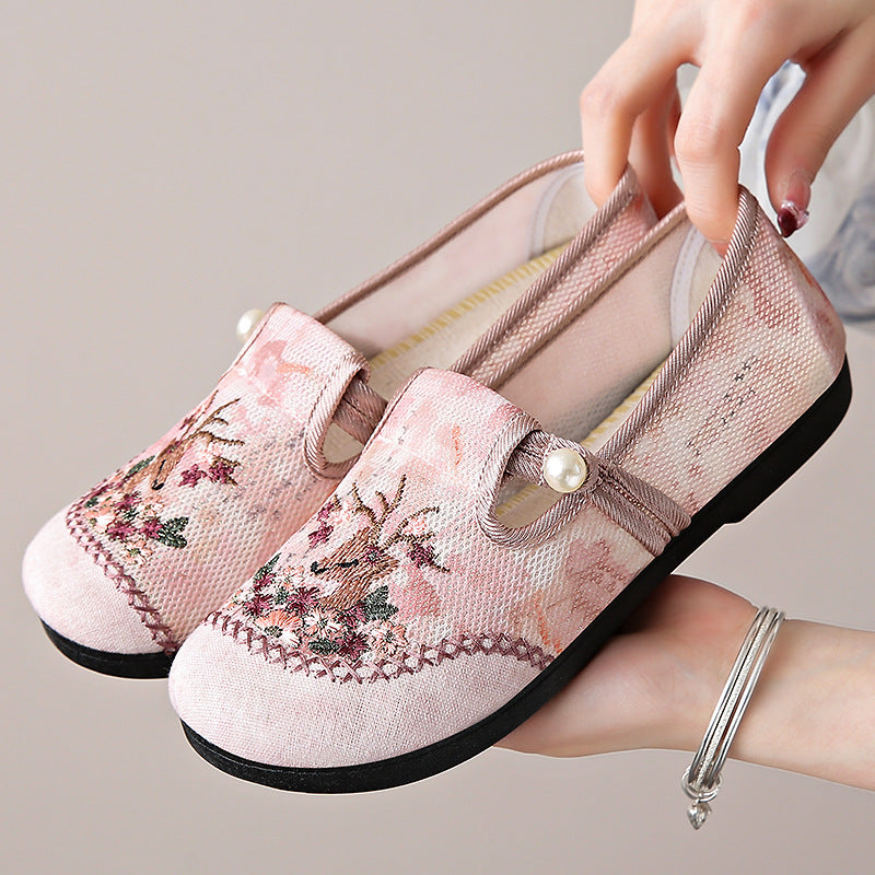 Femme broderede slippers Stilla
