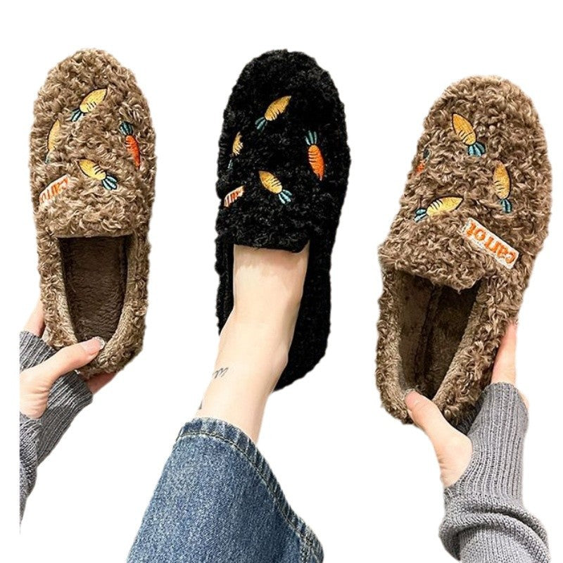 Femme Cozy Künstpels Hjemmesko Stilla