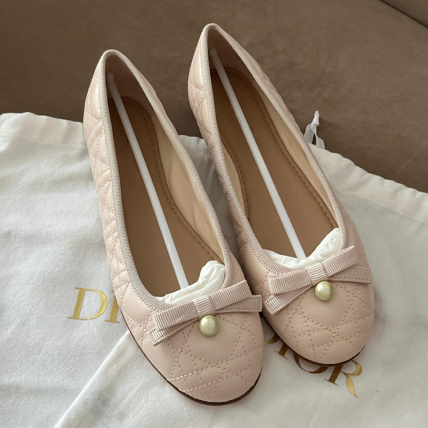Dame Elegant Glinsende Ballerina Flats Stilla