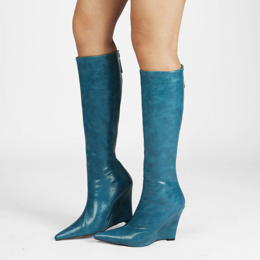 Femme High-Wedge Over-the-Knee Støvler Stilla