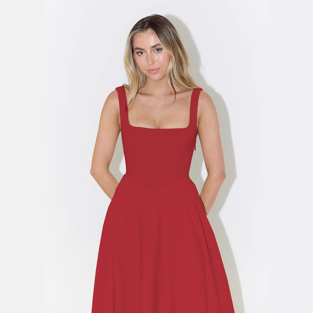 Dame A-linje aften kjole Stilla