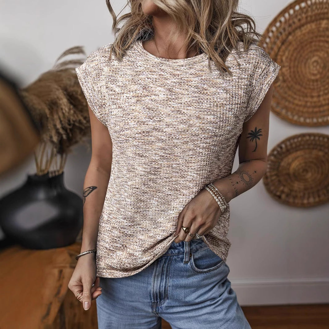 Dame afslappet kortærmet skjorte Stilla