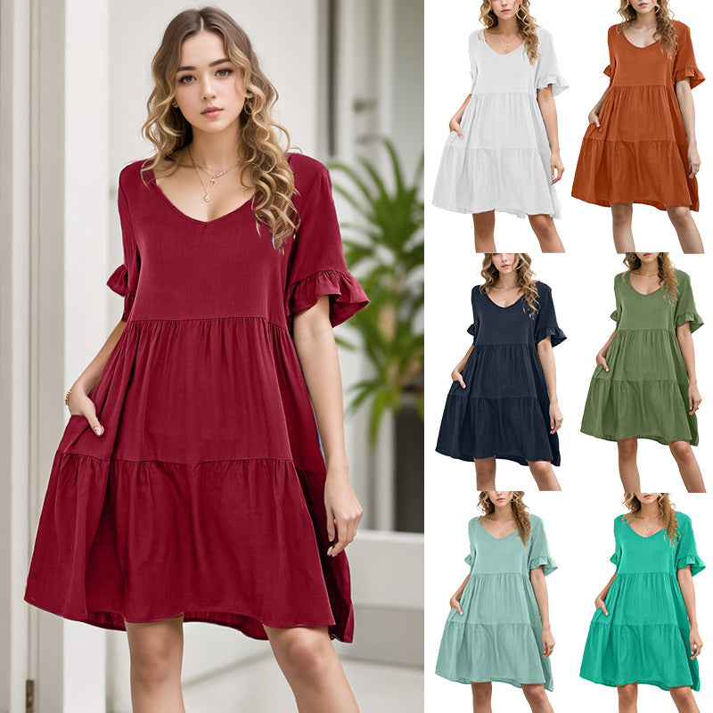 Dame afslappet aftenkjole Stilla