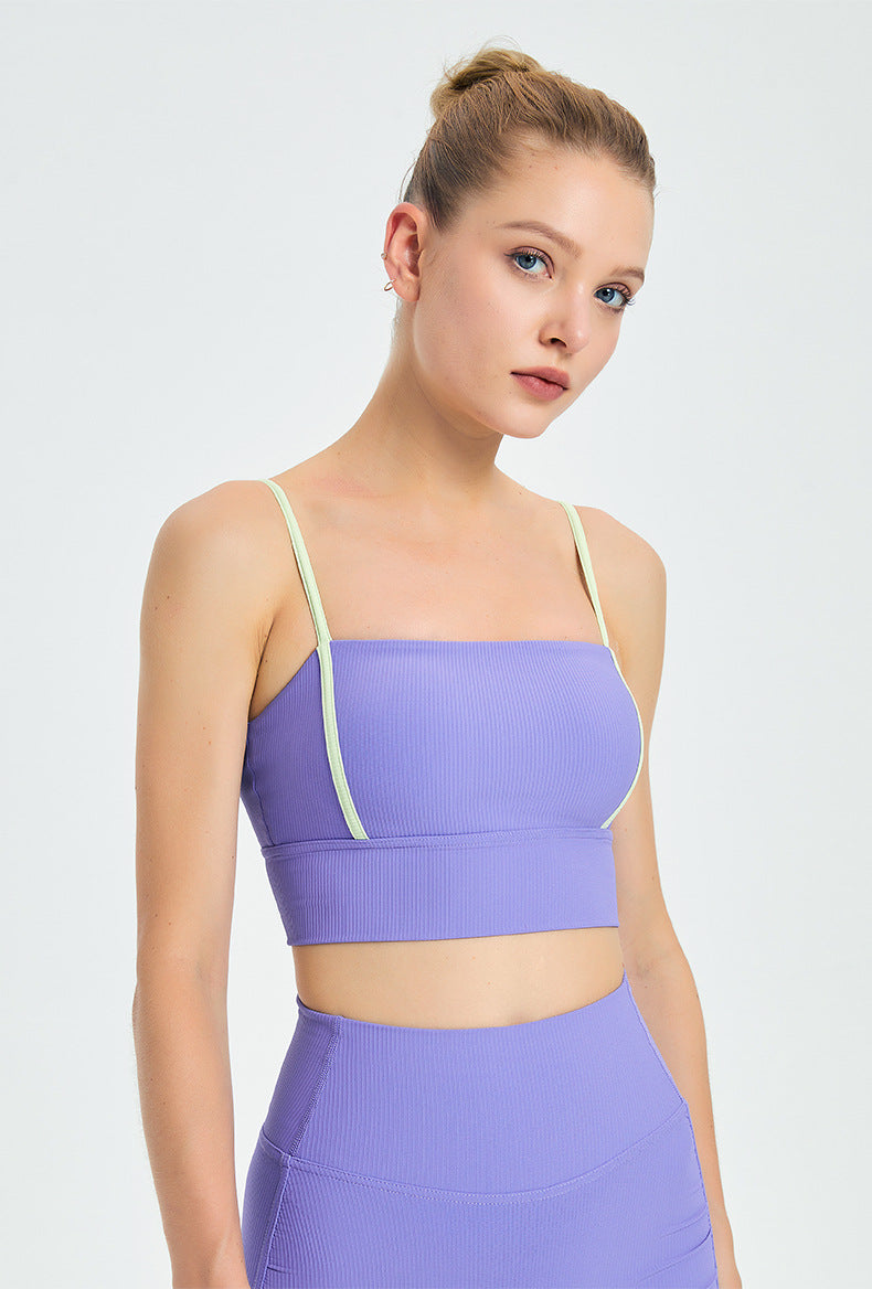 Stilla | Spaghetti Strop Yoga Sling Top Beauty Back Løbe Trænings Vest Til Kvinder