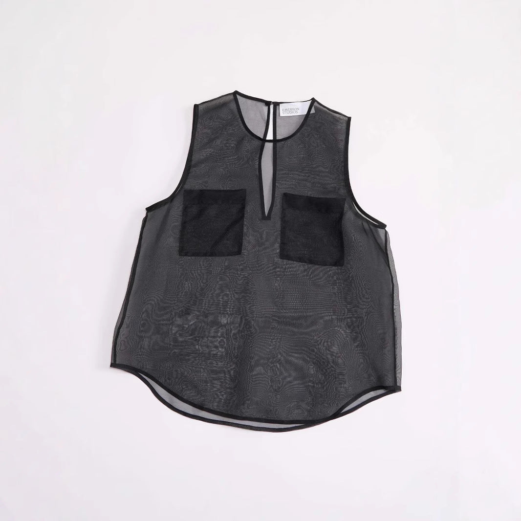 Dame elegant gennemsigtigt maxiklæde Stilla