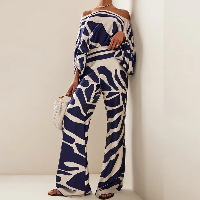 Dame Off-Shoulder Bredbenet Jumpsuit Stilla