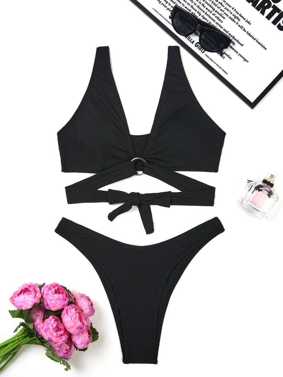 Dame Cut-Out Højtydende Bikini-Sæt Stilla