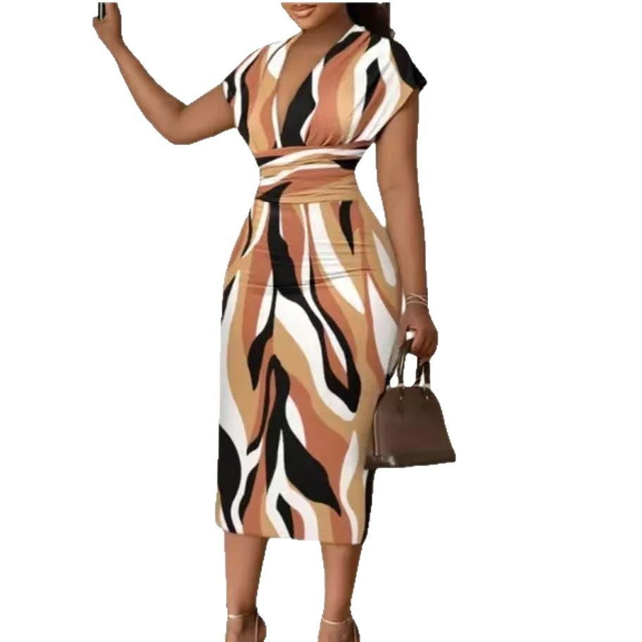 Dame Denim Patchwork Midi Kjole Stilla