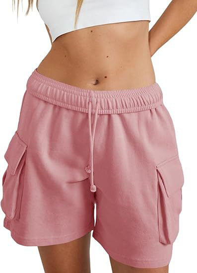 Dame afslappede Cargo-shorts med dybe lommer og justerbar talje Stiila