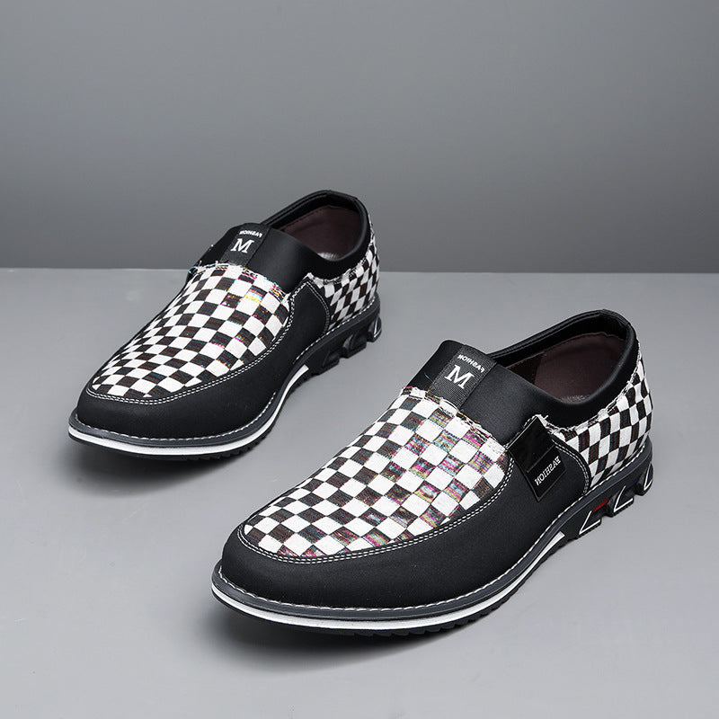 Herre stilfulde slippers skakbræt sneakers Stilla