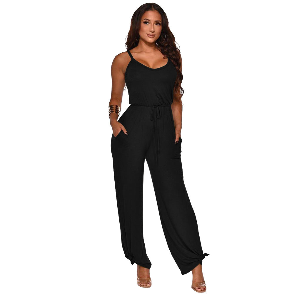 Dame Casual Ærmeløs Jumpsuit Stilla