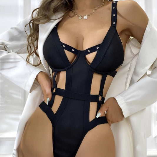 Dame Sassy Cutout Bodysuit Stilla