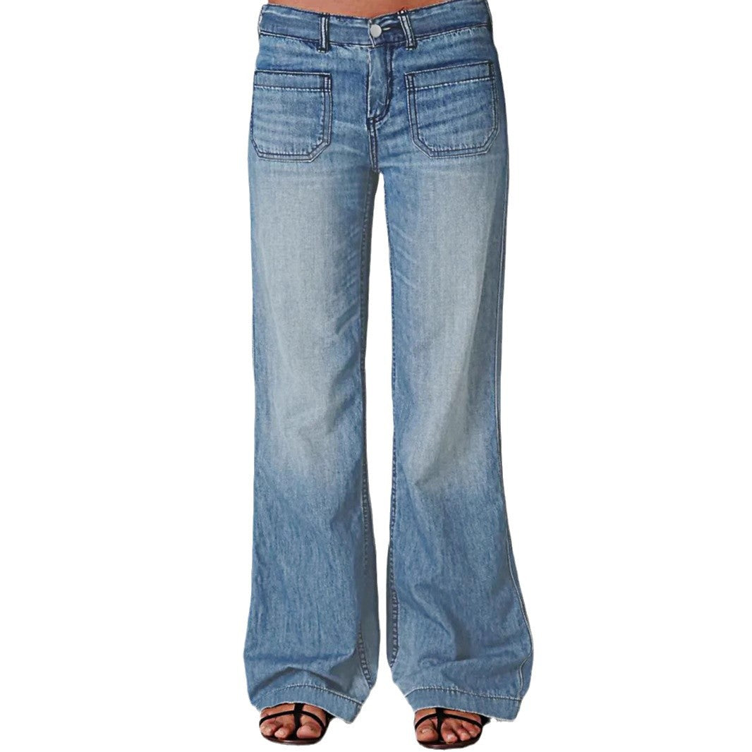 Dame Wide Leg Jeans Stilla