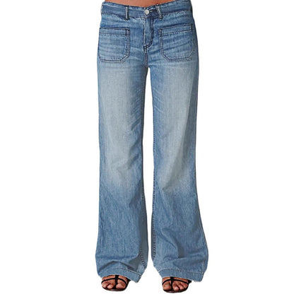 Dame Wide Leg Jeans Stilla