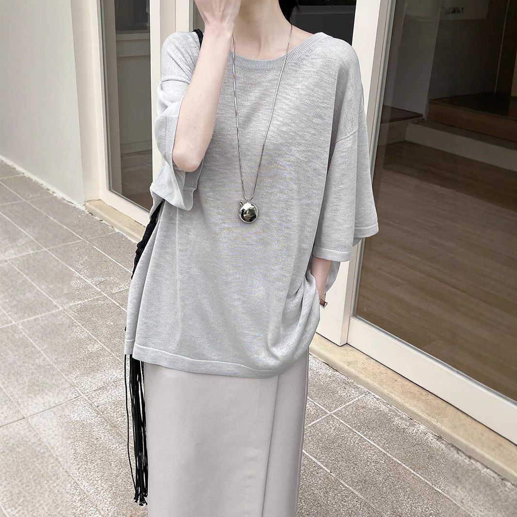 Dame afslappet kortærmet T-shirt med åndbart materiale Stilla