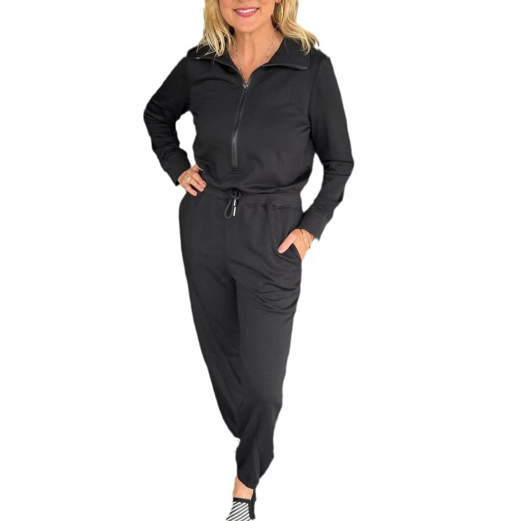 Femme Stilfuld Zip-Up Jumpsuit Stilla