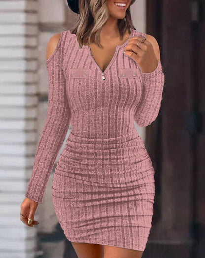 Damekjoler med lynlås og skulderdetaljer Stilla