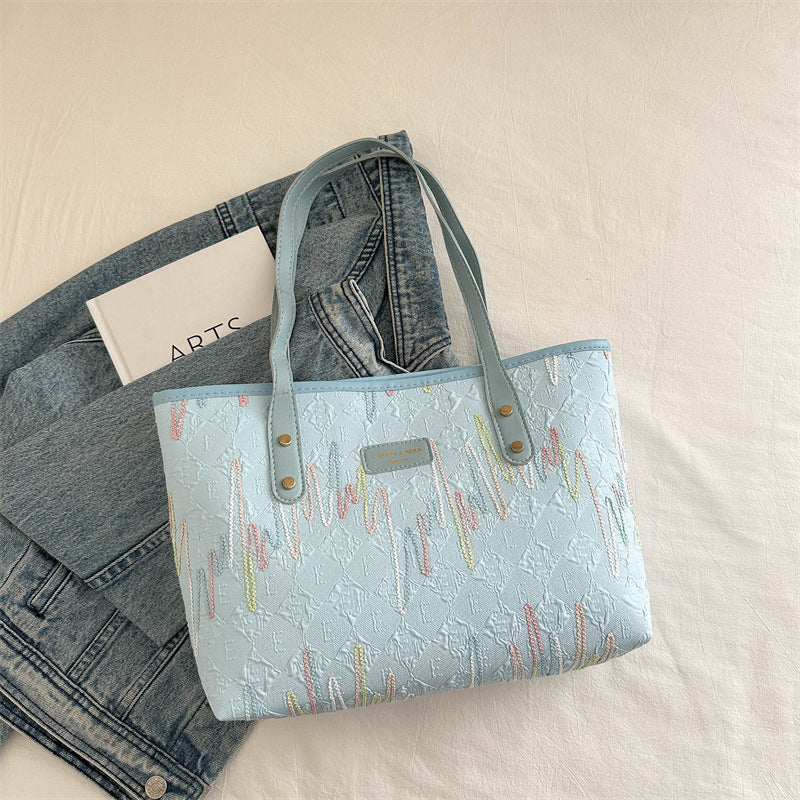 Dame dekorativt mønster bærepose Stilla