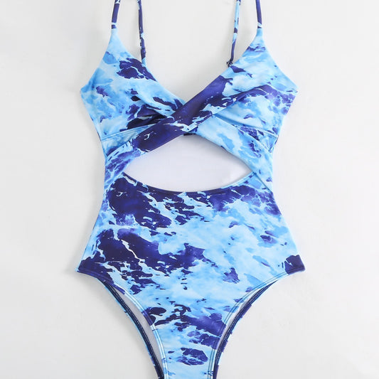 Dame Cut-Out Twist Enkel Bade Suit Stilla