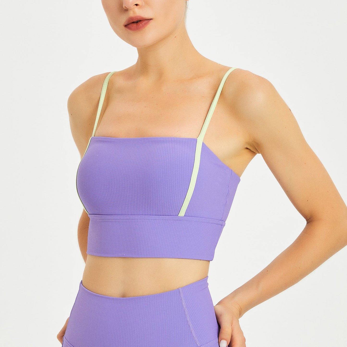 Stilla | Spaghetti Strop Yoga Sling Top Beauty Back Løbe Trænings Vest Til Kvinder