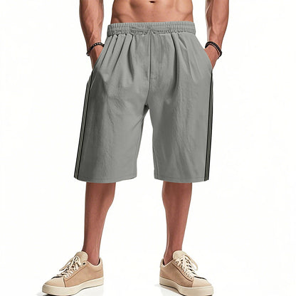 Herrer afslappede sportshorts med sidebånd Stilla