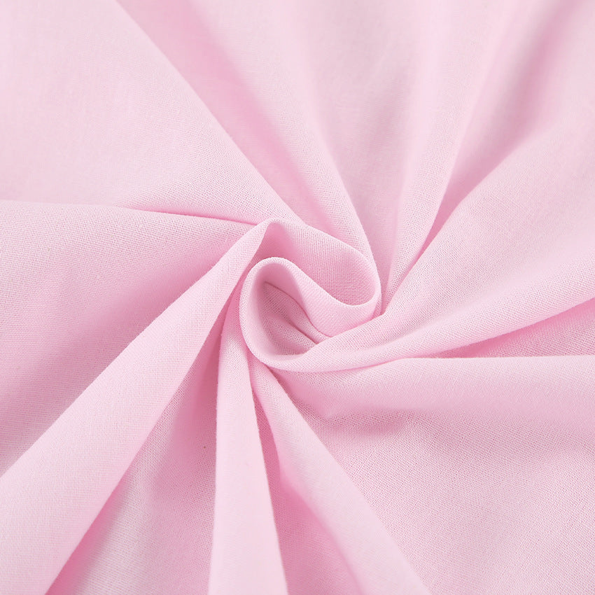 Dame afslappet bluse med knude-formet kant og brede ærmer Stilla